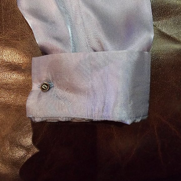 FENDI with all-over FF motifs-print silk shirt - Picture 3 of 16